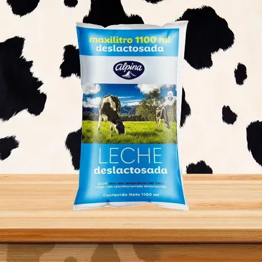 Leche Deslactosada Bolsa UHT 1100 mL