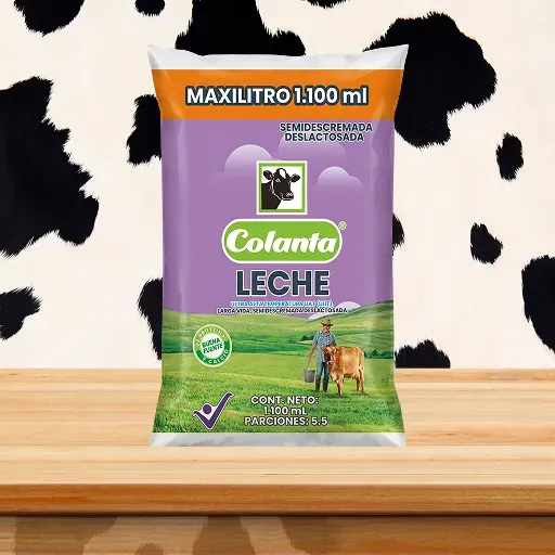 Leche Deslactosada Bolsa UHT 1100 mL